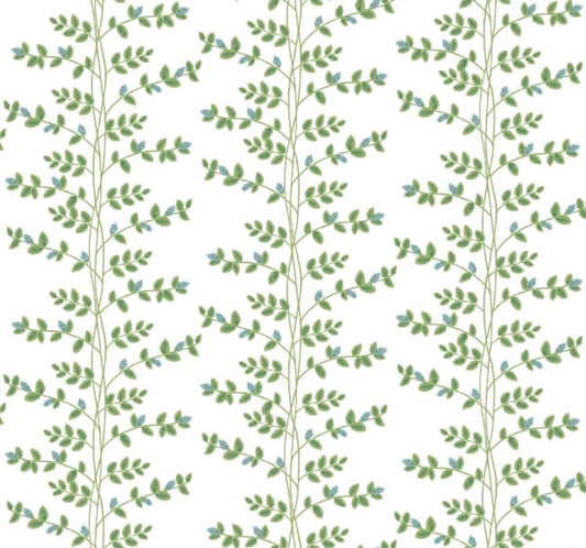 Climbing Vine Blue Wallpaper