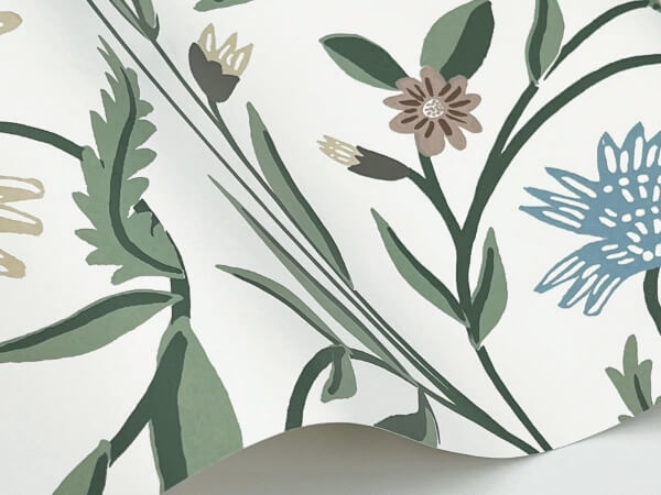 Aster White Wallpaper