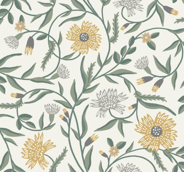 Aster Gold Wallpaper