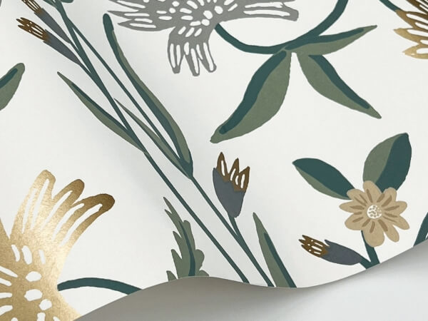 Aster Gold Wallpaper