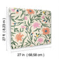 Aster Coral Wallpaper