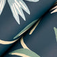 Aster Navy Wallpaper