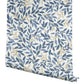 Willowberry Blue Wallpaper