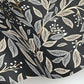 Willowberry Black Wallpaper