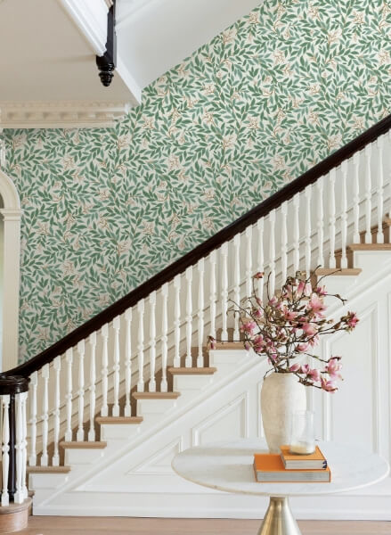 Willowberry Emerald Wallpaper