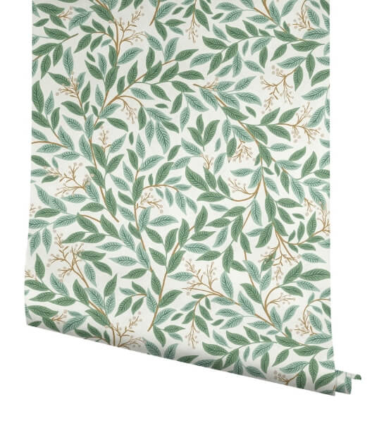 Willowberry Emerald Wallpaper