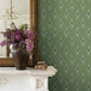 Paisley Green Wallpaper