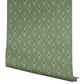 Paisley Green Wallpaper