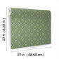 Paisley Green Wallpaper