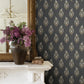 Paisley Black Wallpaper