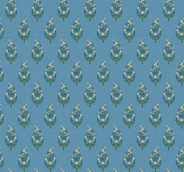 Paisley Blue Wallpaper