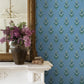Paisley Blue Wallpaper