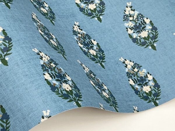 Paisley Blue Wallpaper