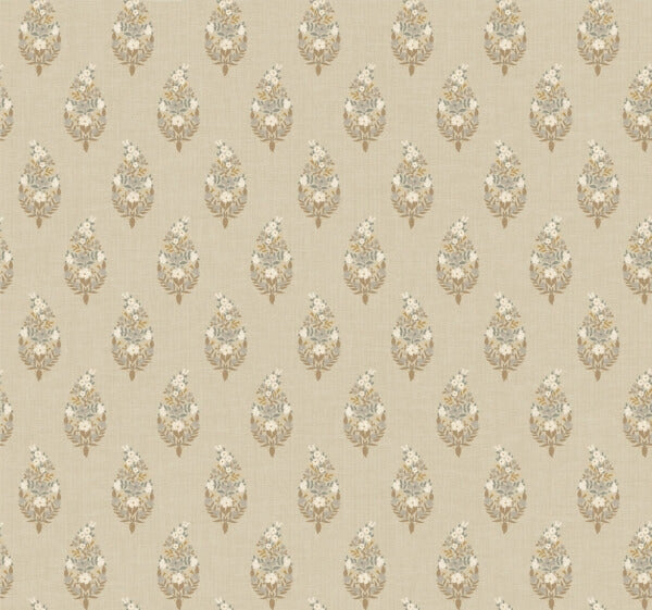 Paisley Linen Wallpaper