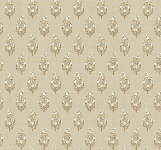 Paisley Linen Wallpaper