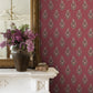 Paisley Burgundy Wallpaper