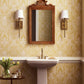 Pineapple Damask Yellow Wallpaper