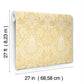 Pineapple Damask Yellow Wallpaper