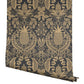 Pineapple Damask Black Wallpaper