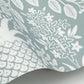 Pineapple Damask Light Blue Wallpaper