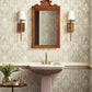 Pineapple Damask Linen Wallpaper