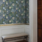 Blossom Navy Wallpaper