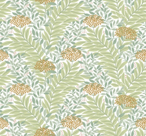 Highgrove White Wallpaper