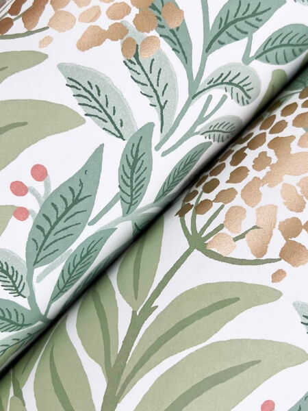 Highgrove White Wallpaper