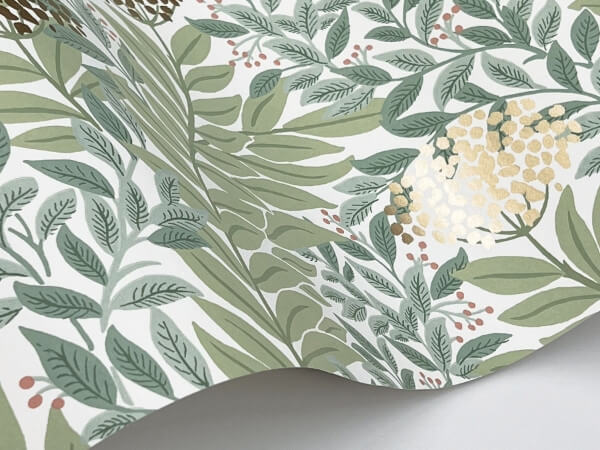Highgrove White Wallpaper