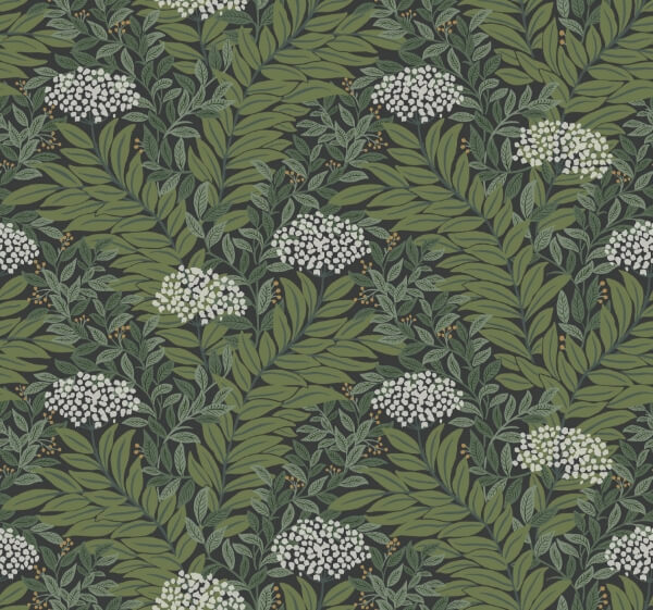 Highgrove Black Wallpaper