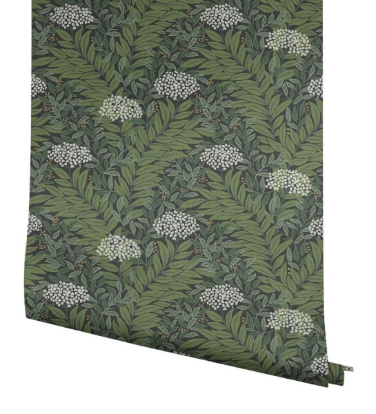 Highgrove Black Wallpaper