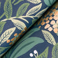 Highgrove Navy Wallpaper