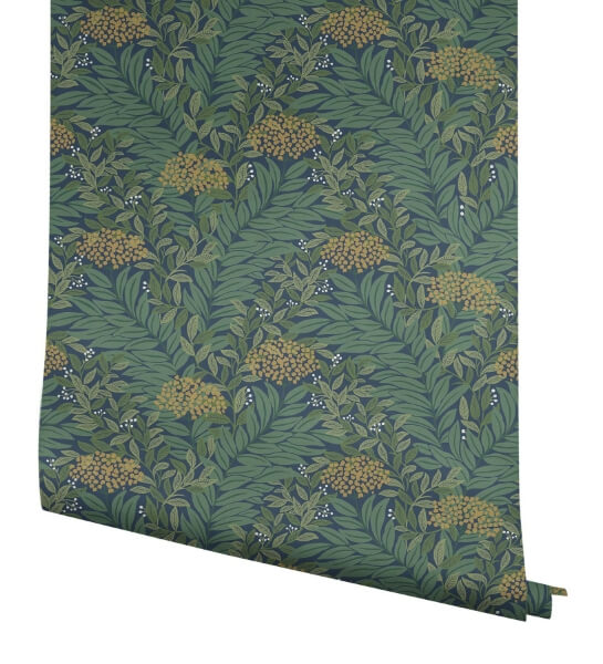 Highgrove Navy Wallpaper