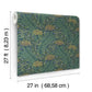 Highgrove Navy Wallpaper