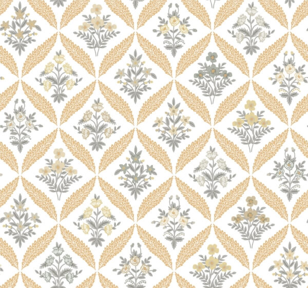 Estee Garden Gold Wallpaper