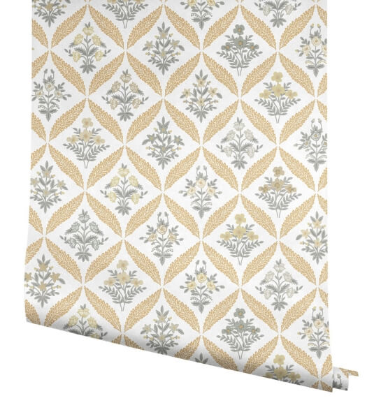 Estee Garden Gold Wallpaper