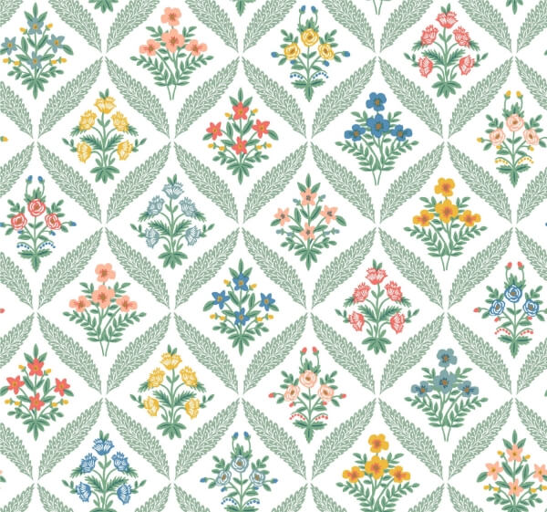 Estee Garden Sage Wallpaper