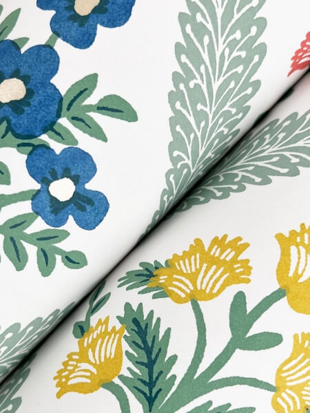 Estee Garden Sage Wallpaper