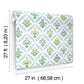Estee Garden Blue Wallpaper