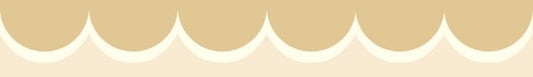 Linen Scallop Wallpaper Trim