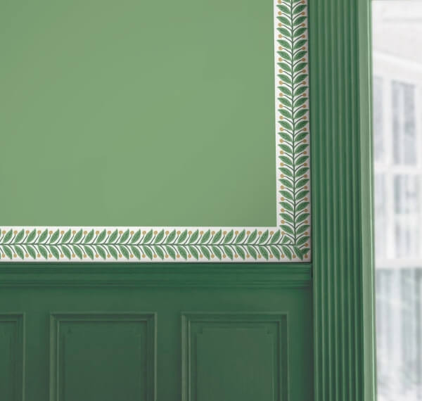Green Garden Wallpaper Trim
