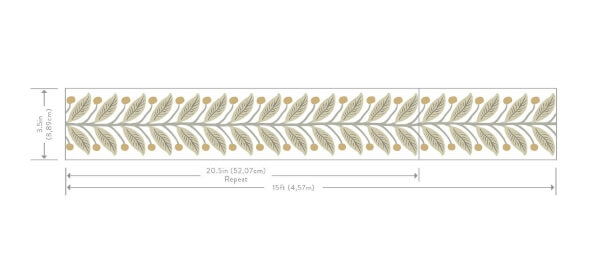 Linen Garden Wallpaper Trim