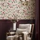 Roses Linen Wallpaper