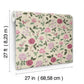 Roses Linen Wallpaper