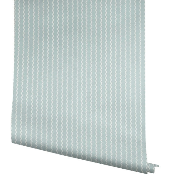 Rickrack Light Blue Wallpaper