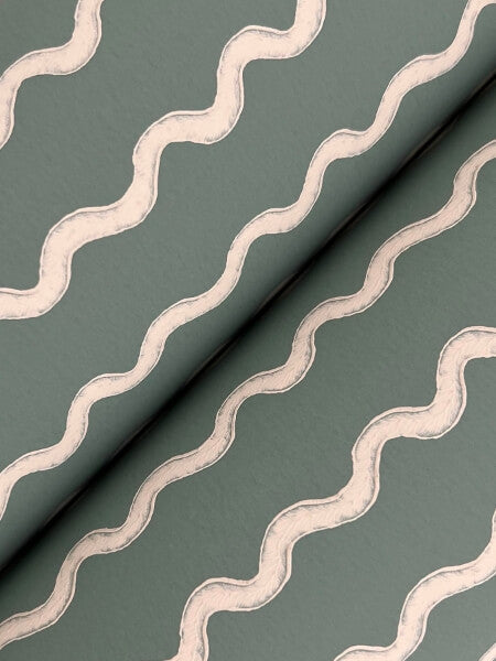 Rickrack Moss Wallpaper
