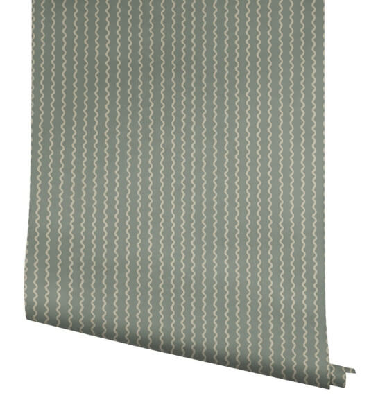 Rickrack Moss Wallpaper
