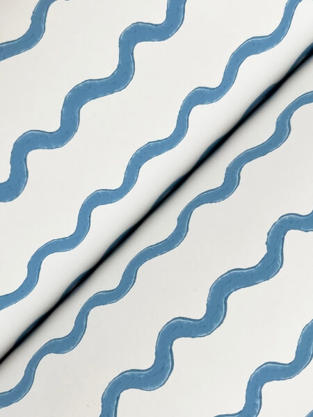 Rickrack Blue Wallpaper