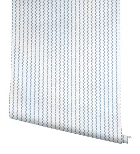 Rickrack Blue Wallpaper