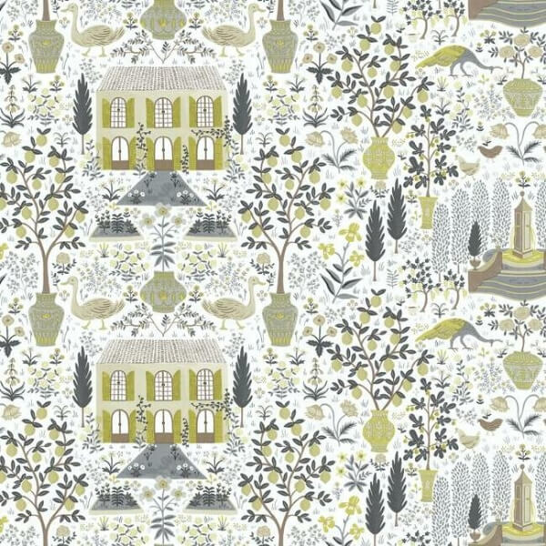 Camont Linen & Gold Wallpaper